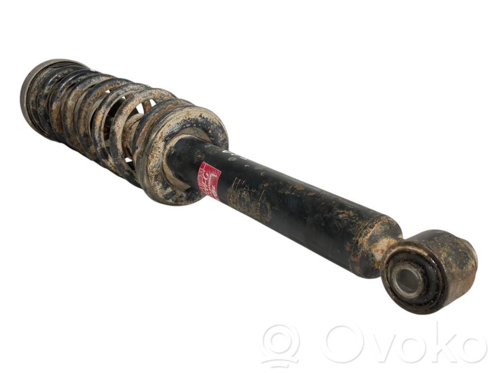 Rear shock absorber with spring