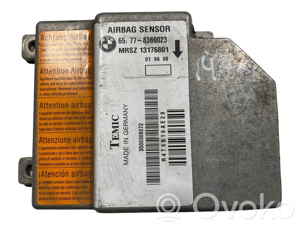 Gaisa spilvenu vadības bloks