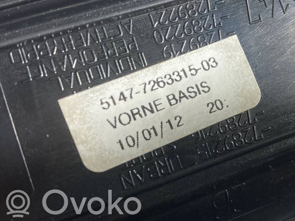 Priekšējā sliekšņa dekoratīvā apdare (iekšējā)