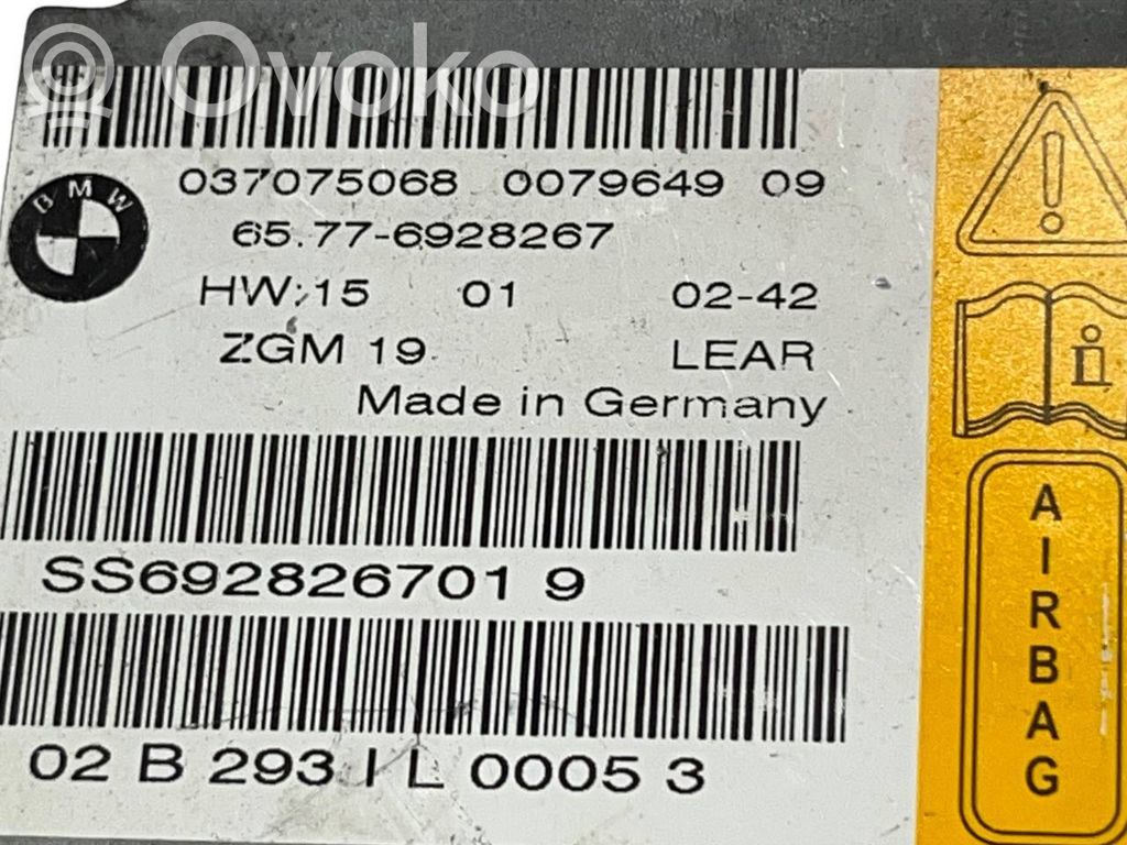 Gaisa spilvenu vadības bloks