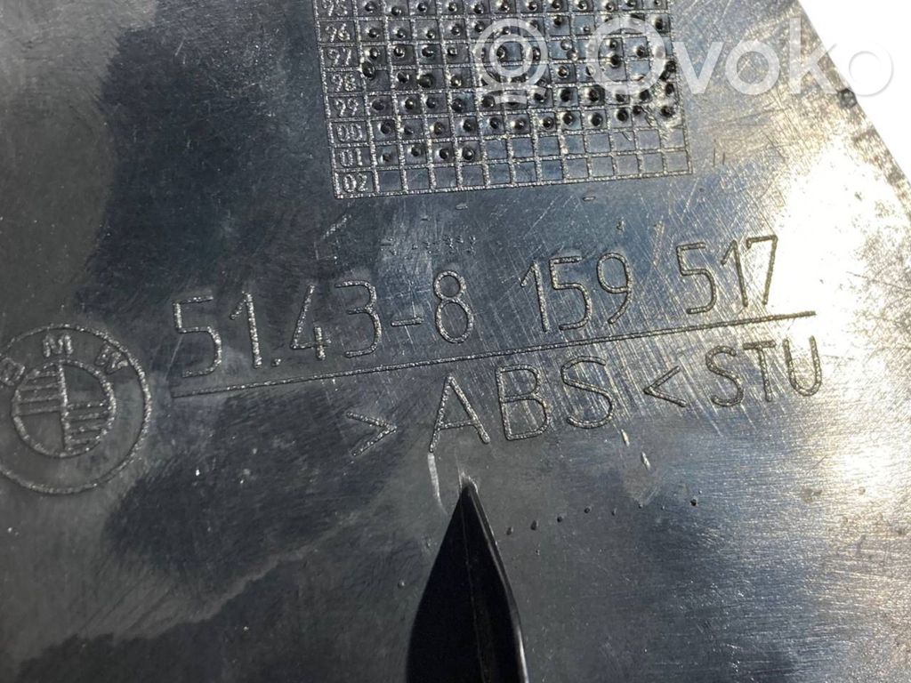 Kāju zonas sānu dekoratīvā apdare