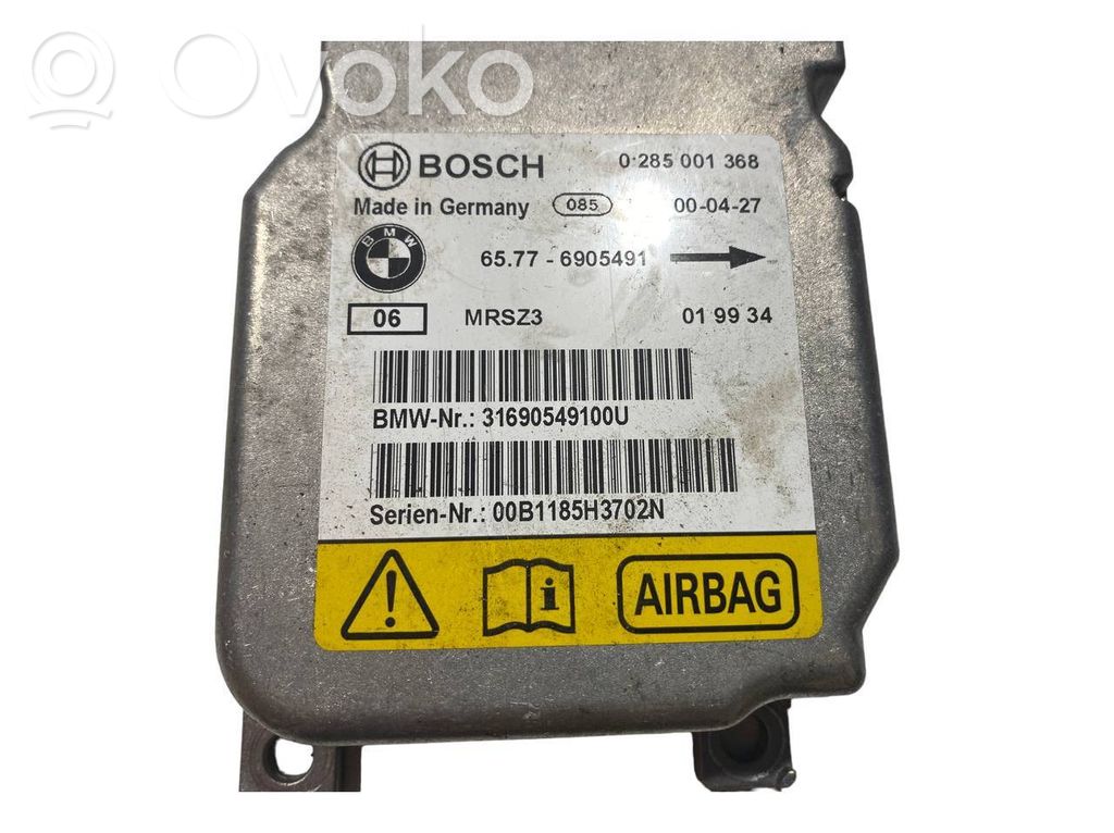 Gaisa spilvenu vadības bloks