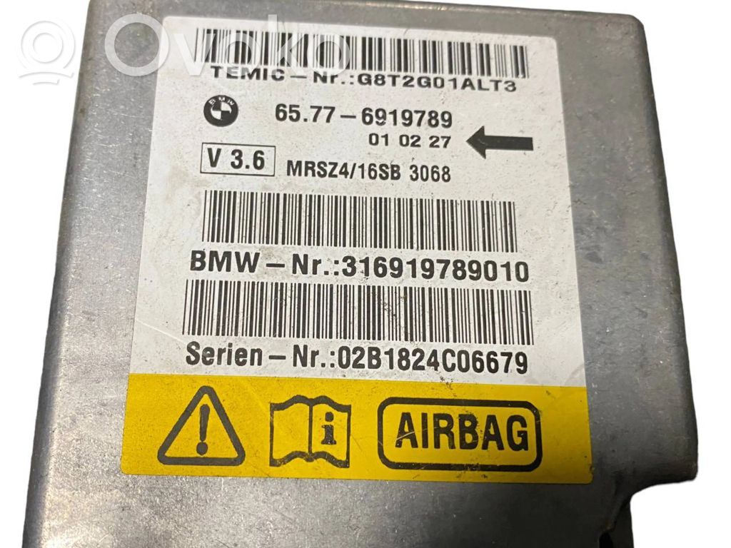 Gaisa spilvenu vadības bloks