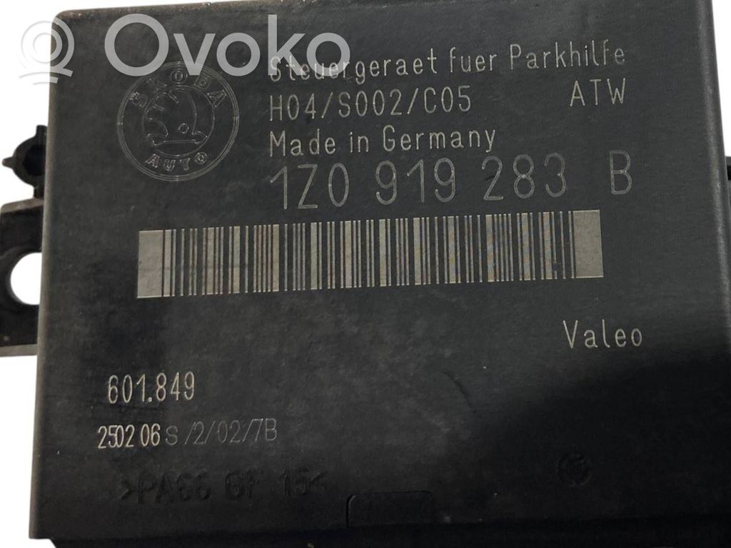 Parkošanas (PDC) vadības bloks