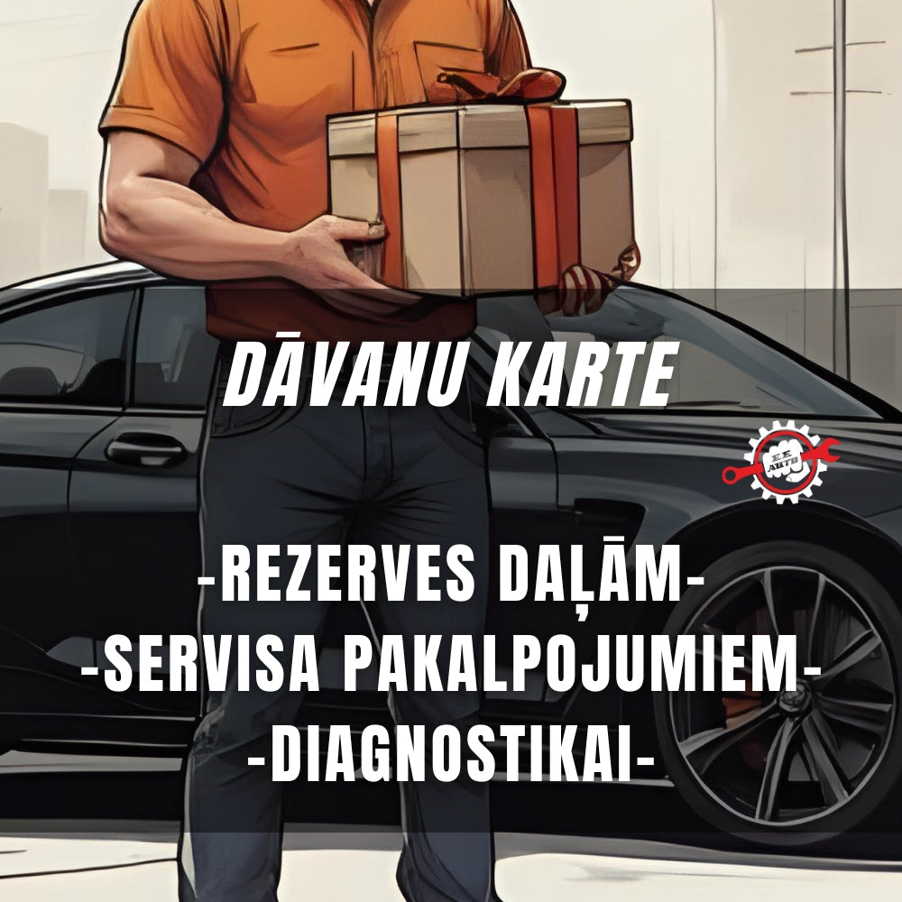 EE Auto Dāvanu karte Detaļām, servisa pakalpojumiem, diagnostikai