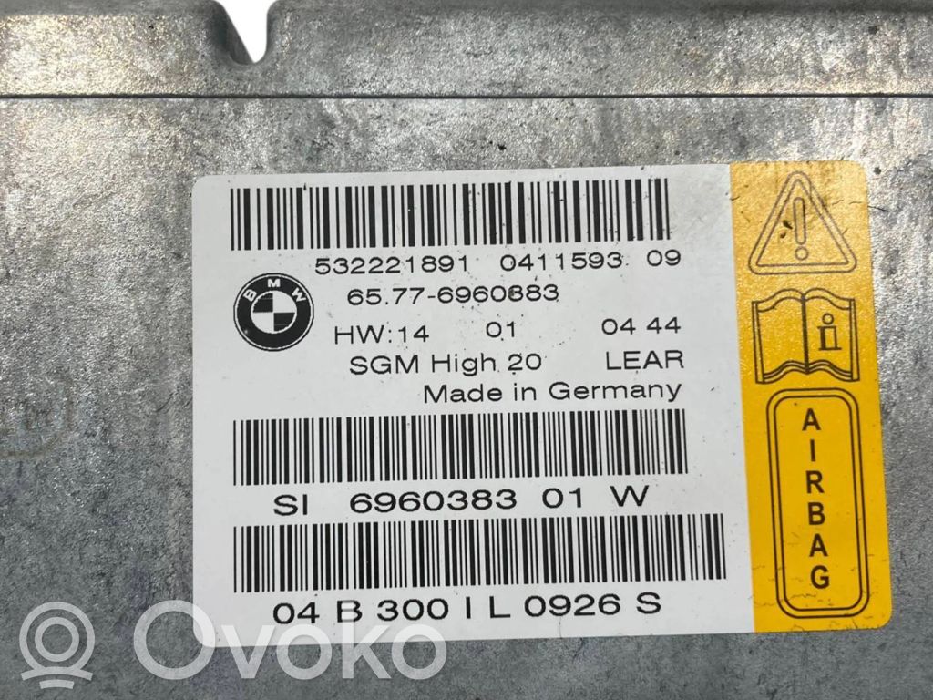 Gaisa spilvenu vadības bloks