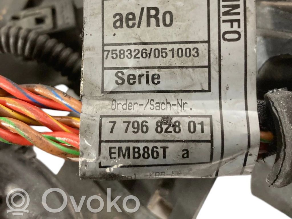Dzinēja vadu instalācija
