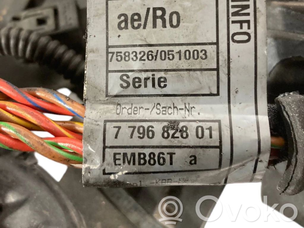 Dzinēja vadu instalācija