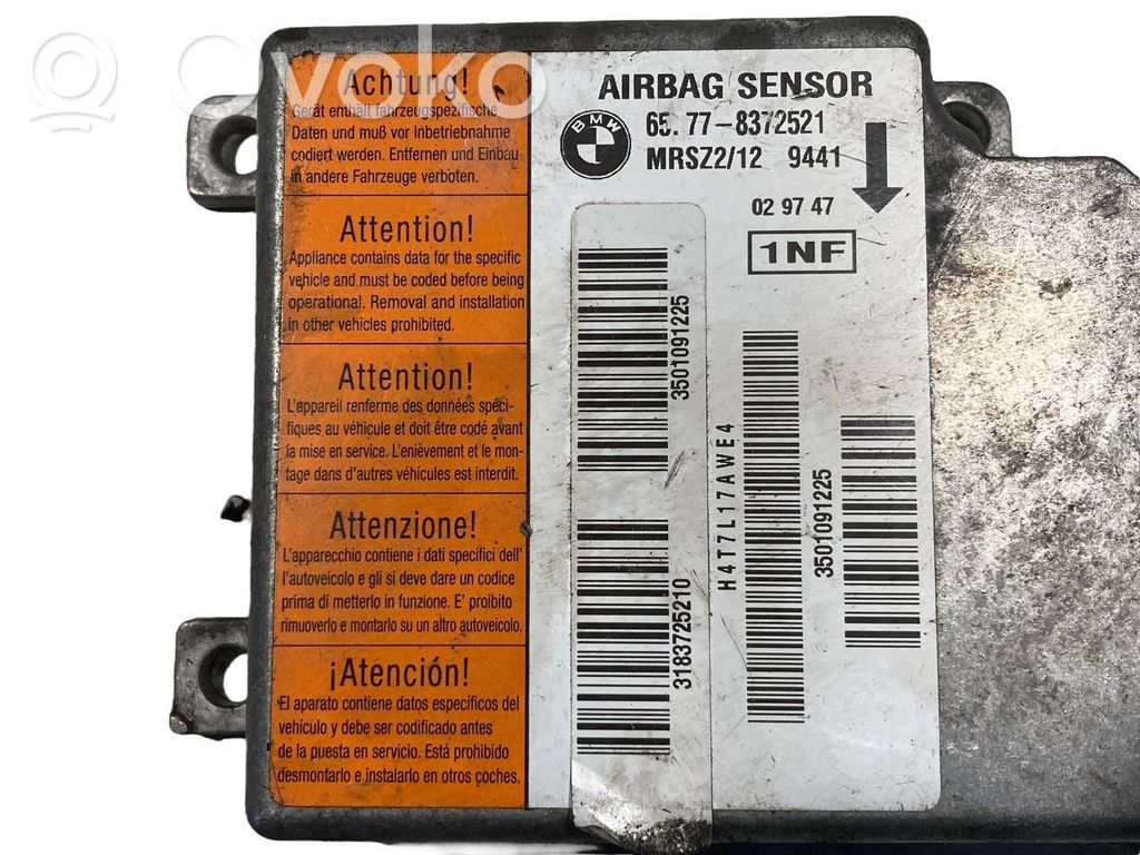 Gaisa spilvenu vadības bloks