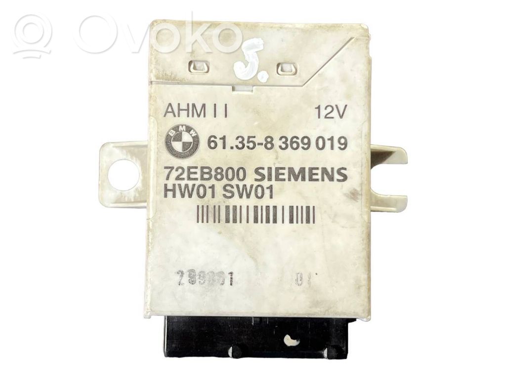 Trailer hitch control unit