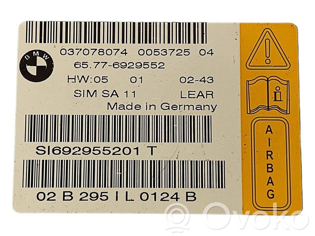 Gaisa spilvenu vadības bloks