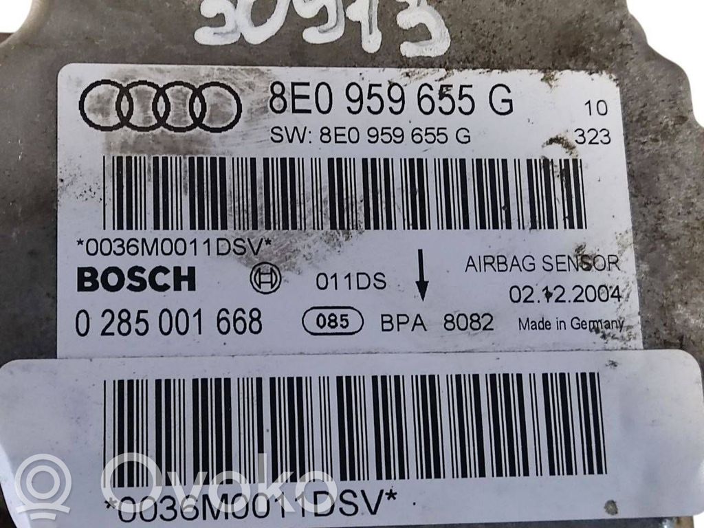 Gaisa spilvenu vadības bloks