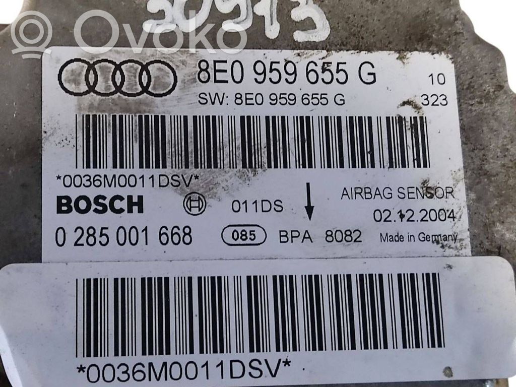 Gaisa spilvenu vadības bloks