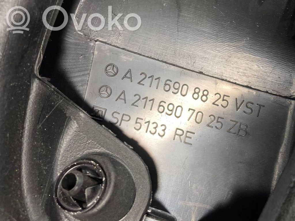 (B) pillar decorative trim (bottom)