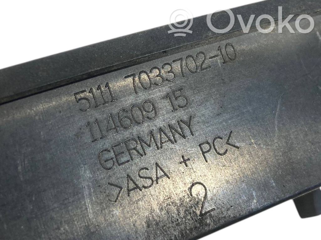 Lower grille (three-piece)