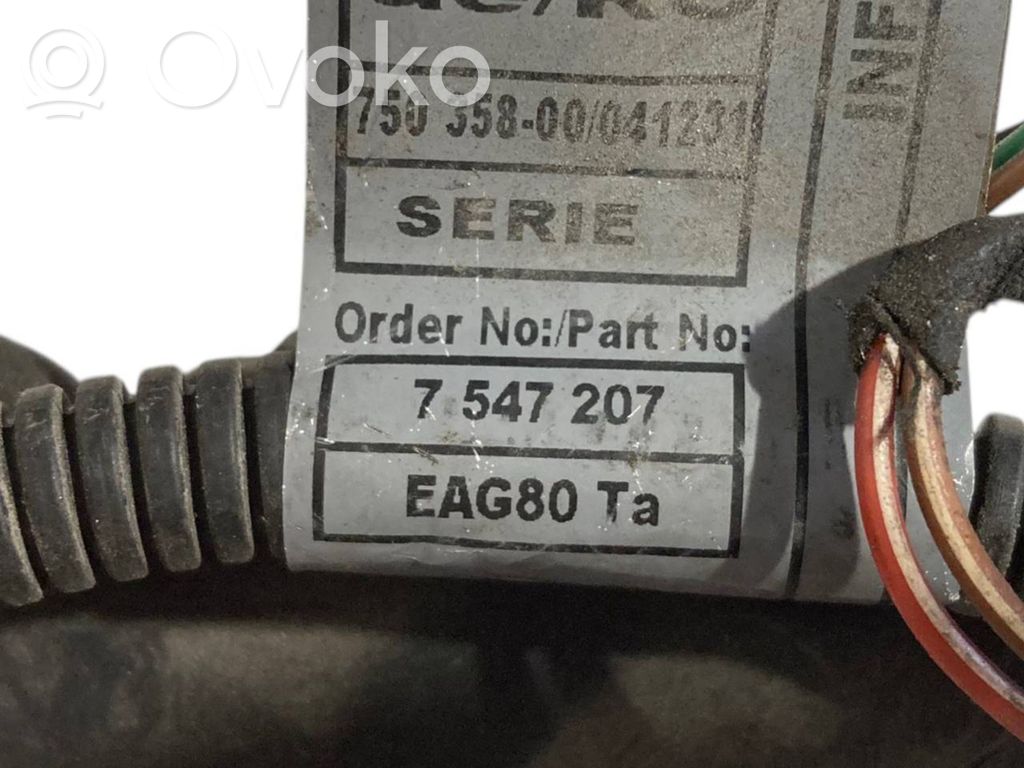 Dzinēja vadu instalācija