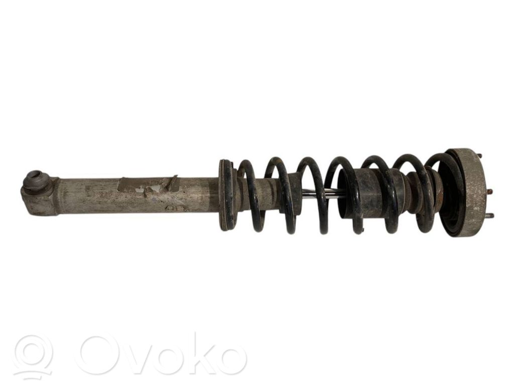 Rear shock absorber with spring