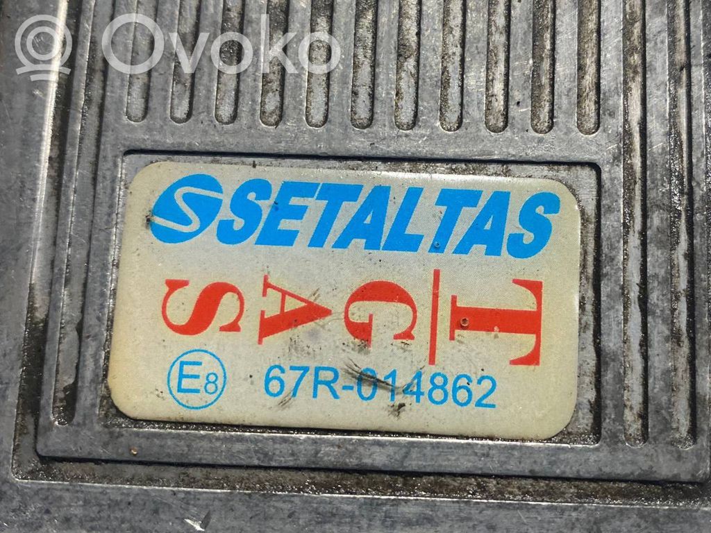 Gāzes iekārtas vadības bloks