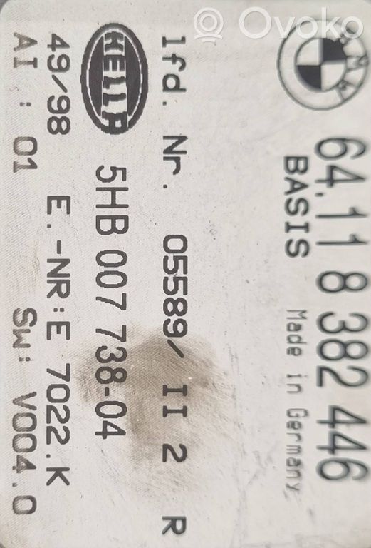 Gaisa kondicioniera / klimata kontroles / salona apsildes vadības bloks (salonā)