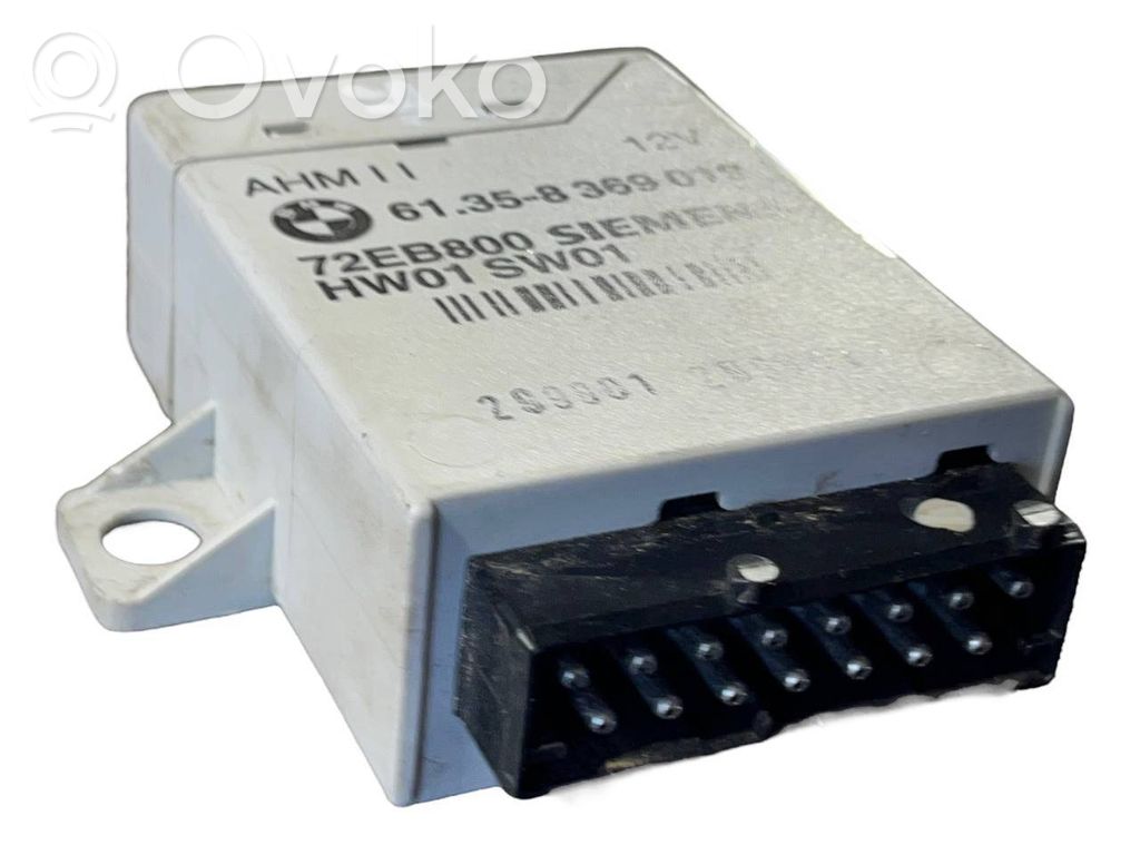 Trailer hitch control unit