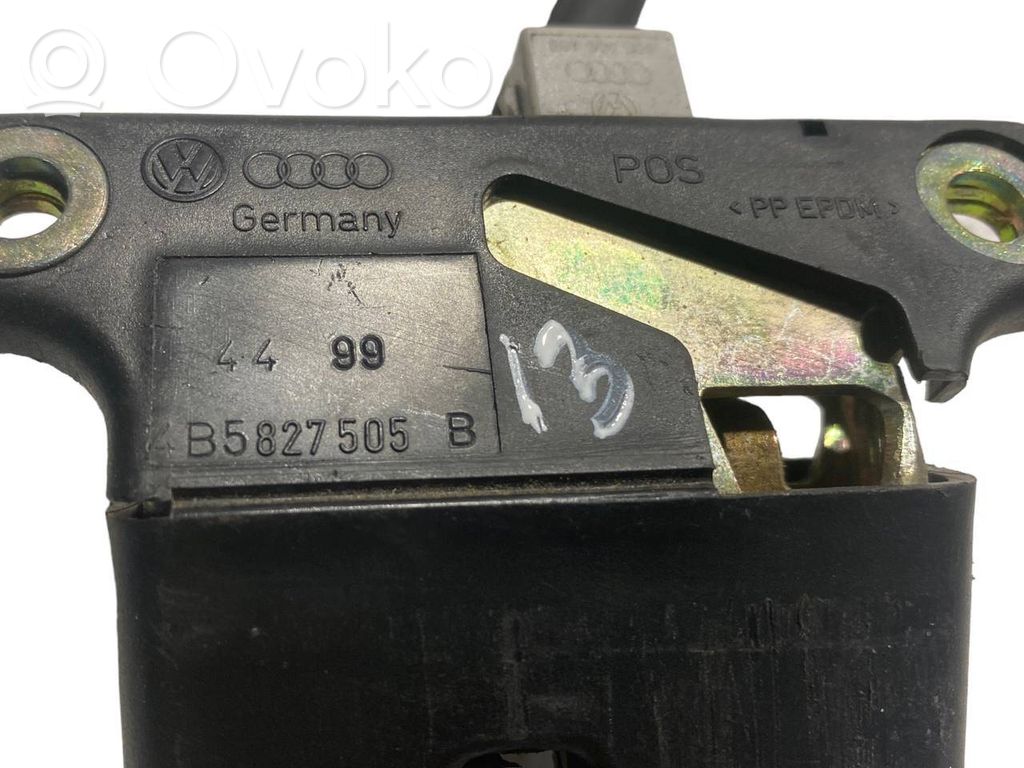 Aizmugurējā pārsega slēdzene