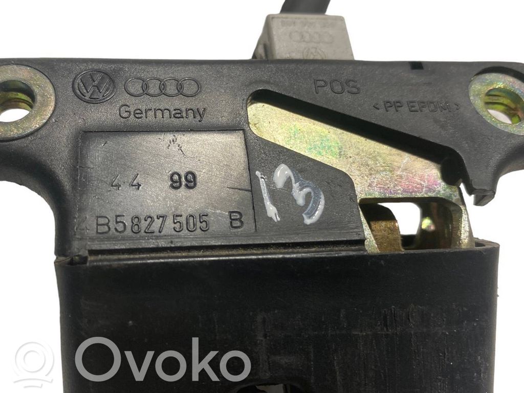 Aizmugurējā pārsega slēdzene