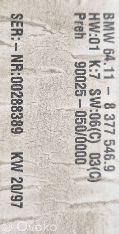 Gaisa kondicioniera / klimata kontroles / salona apsildes vadības bloks (salonā)