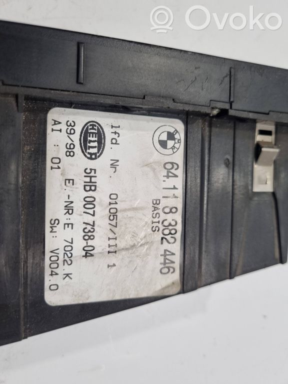 Air conditioning / climate control / interior heating control unit (in the passenger compartment)