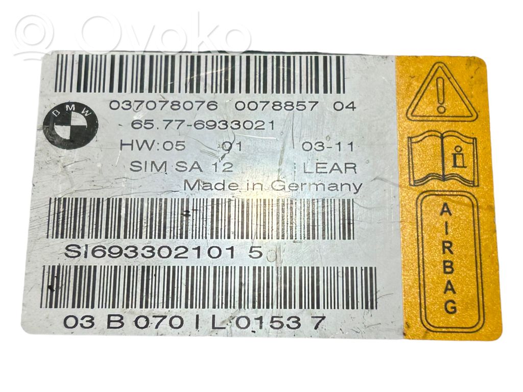 Gaisa spilvenu vadības bloks