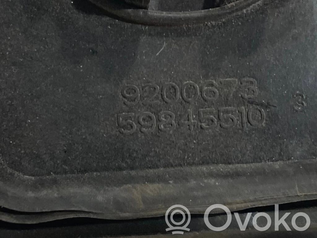 Rear window rear window opening handle