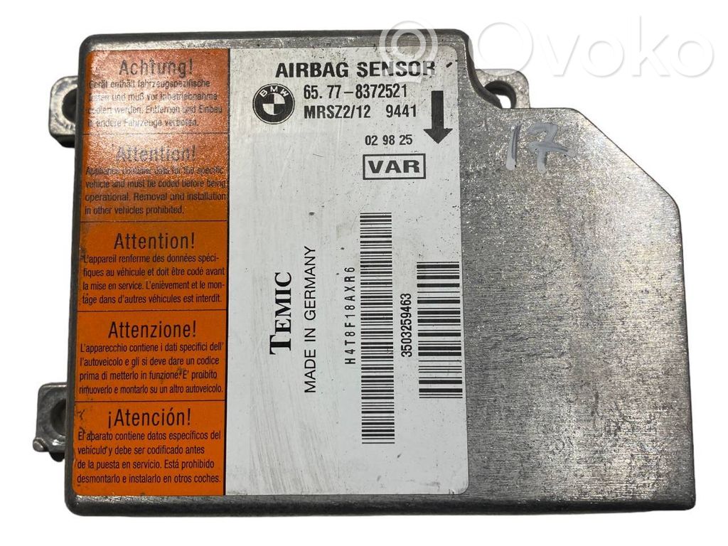 Gaisa spilvenu vadības bloks