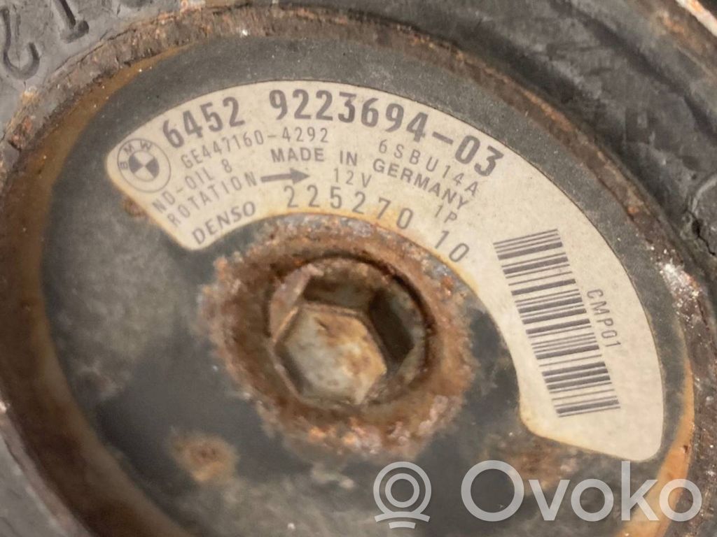 Air conditioner compressor (pump)