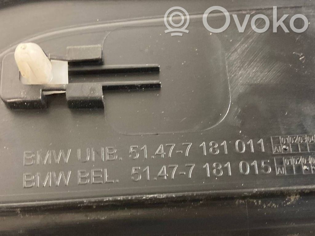 Priekšējā sliekšņa dekoratīvā apdare (iekšējā)