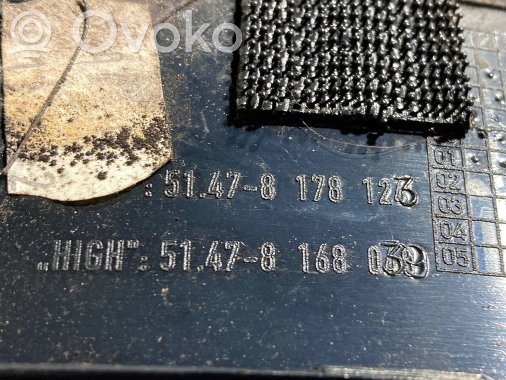 Aizmugurējā sliekšņa dekoratīvā apdare (iekšējā)