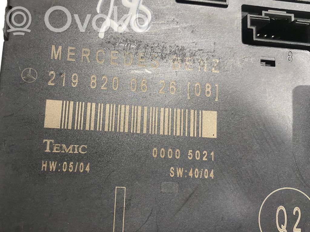 Door control unit