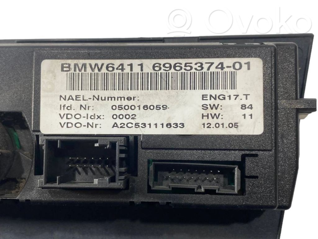 Блок управления кондиционером/климат-контролем/отоплением салона (в салоне)