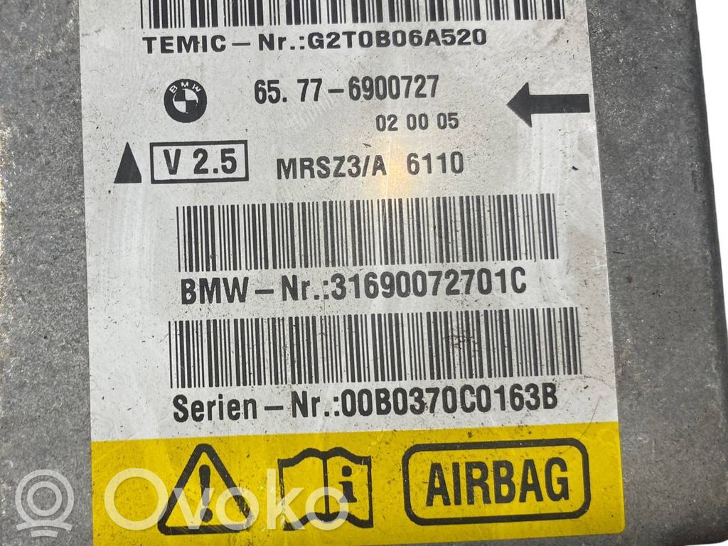 Gaisa spilvenu vadības bloks