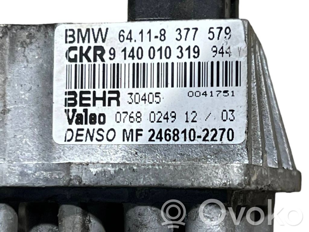 Mazā radiatora ventilatora reostats