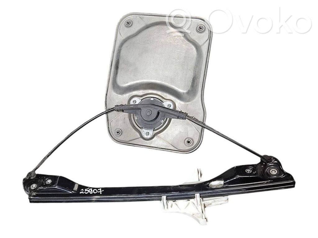 Rear electric window lift mechanism without motor