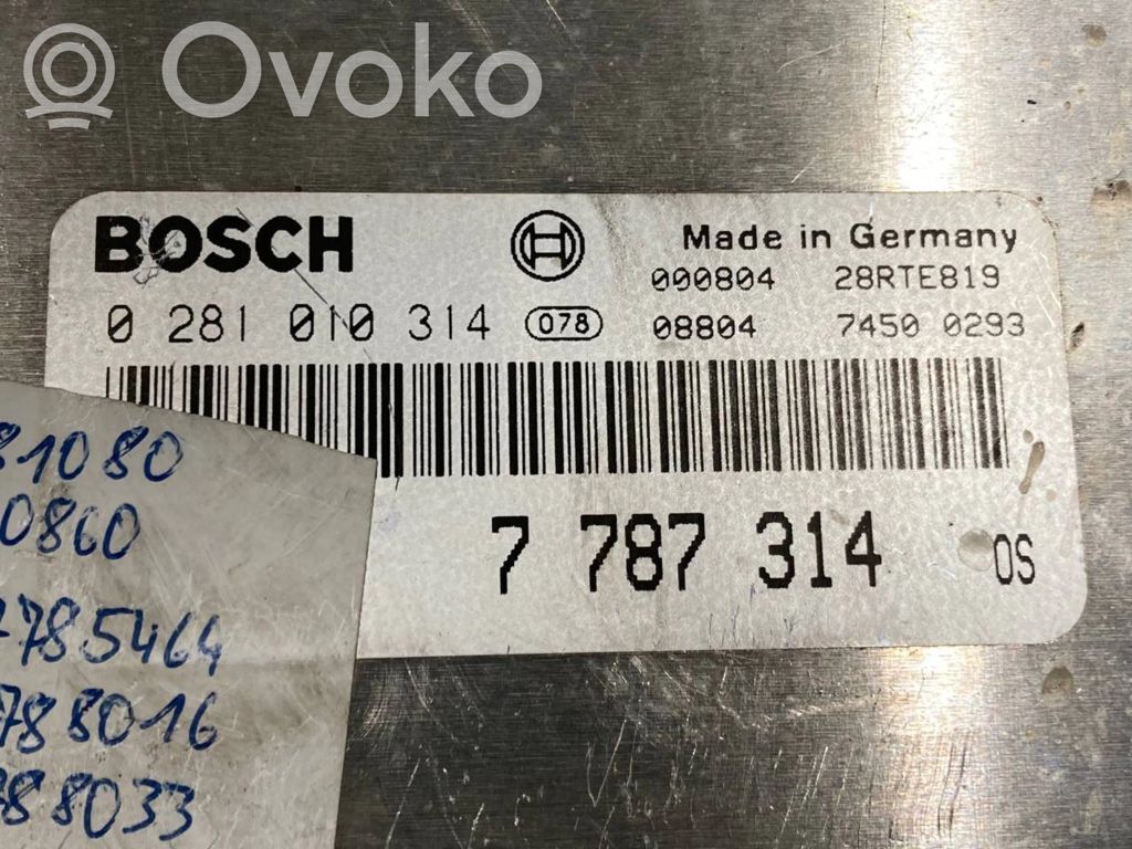 Aizdedzes ECU komplekts