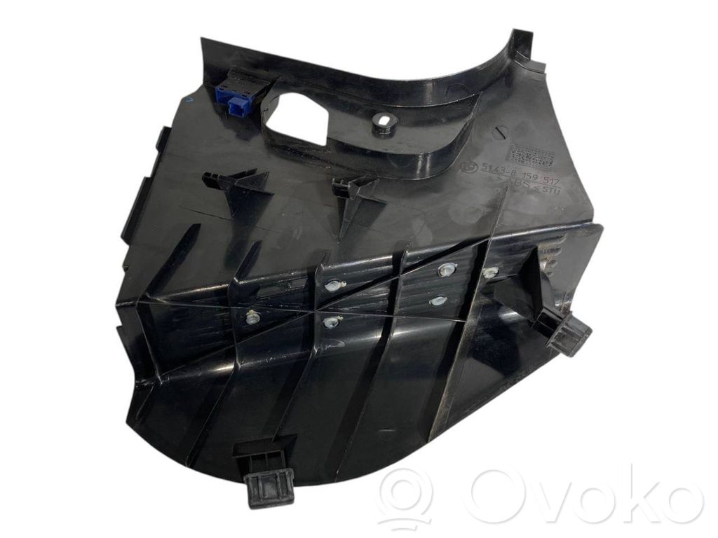 Kāju zonas sānu dekoratīvā apdare