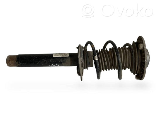 Front shock absorber with spring