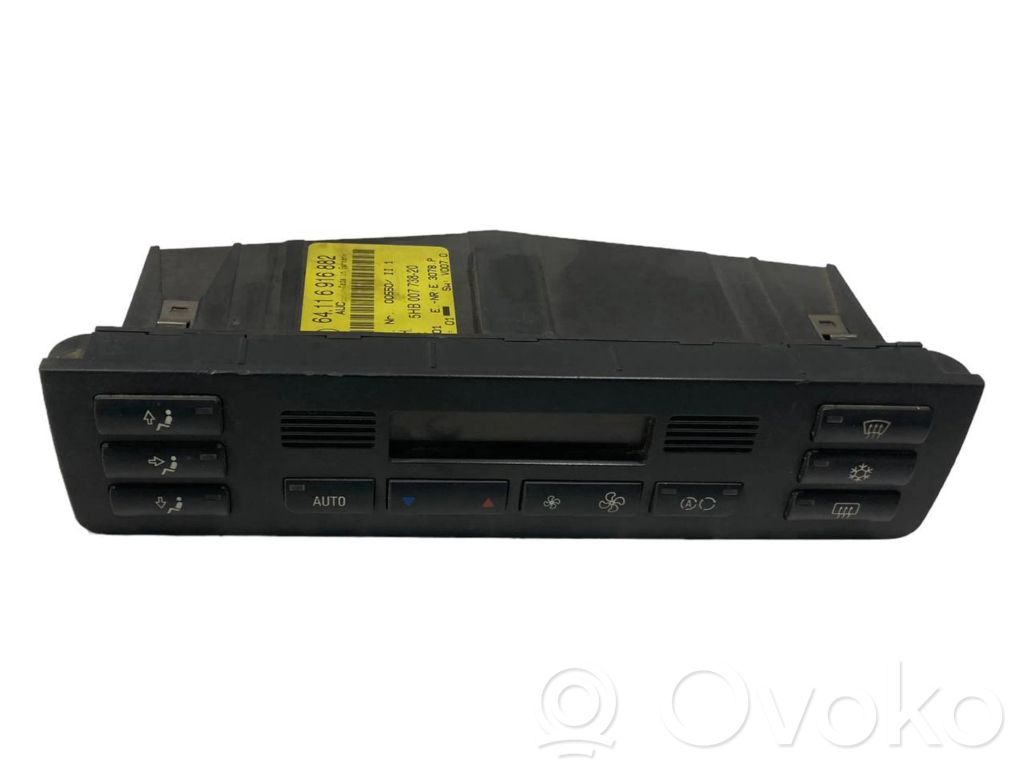 Air conditioning / climate control / interior heating control unit (in the passenger compartment)
