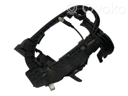 Holder/bracket for external opening handle at the front