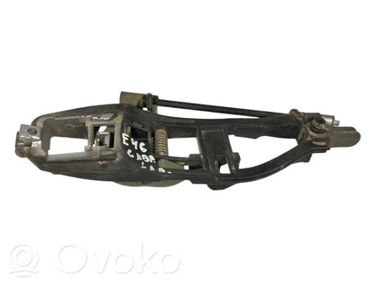 Holder/bracket for external opening handle at the back