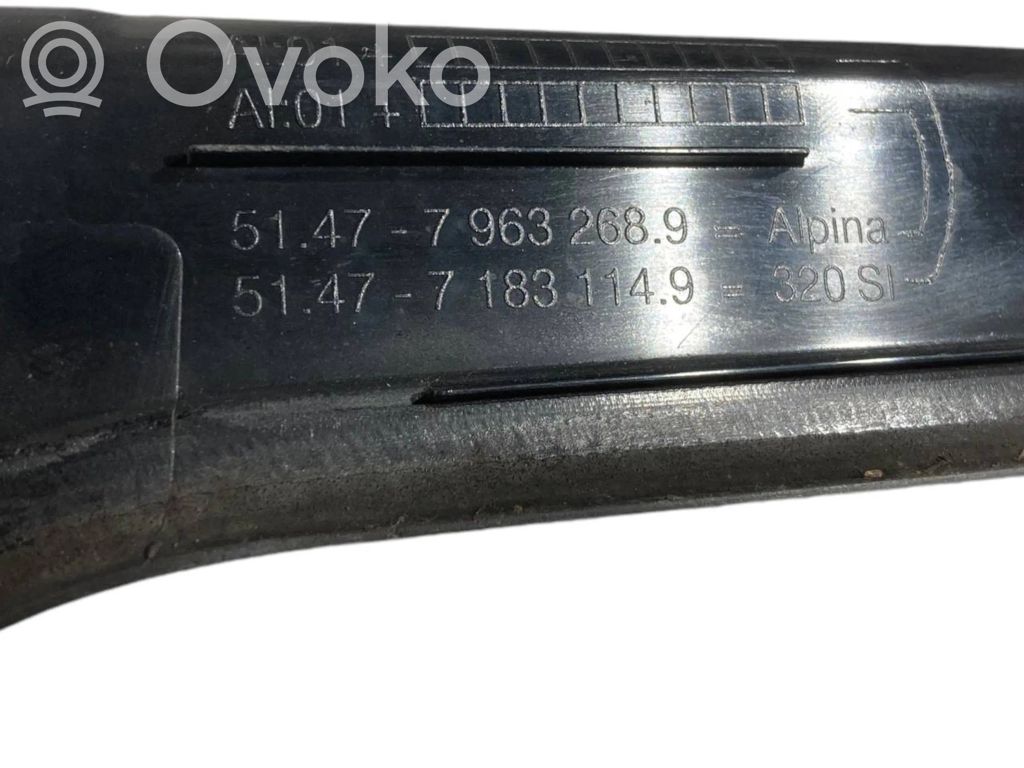 Aizmugurējā sliekšņa dekoratīvā apdare (iekšējā)