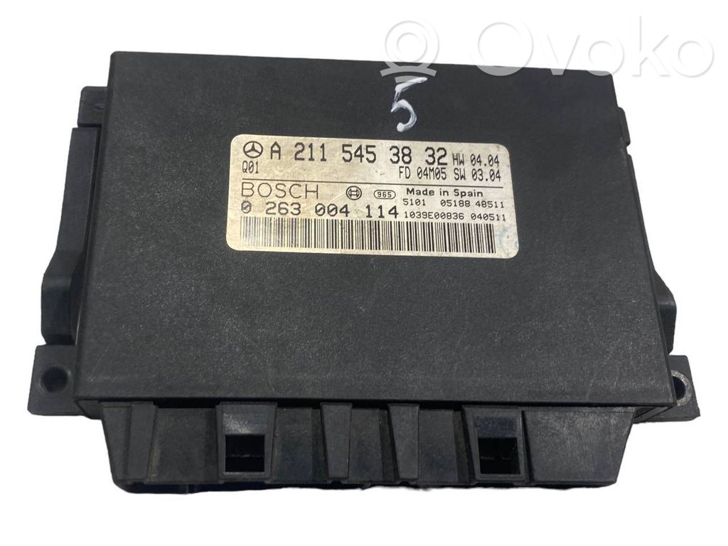 Parkošanas (PDC) vadības bloks