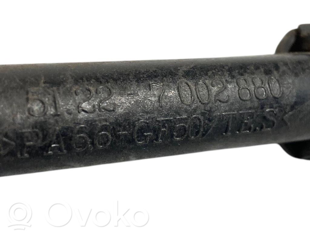 Holder/bracket for external opening handle at the back