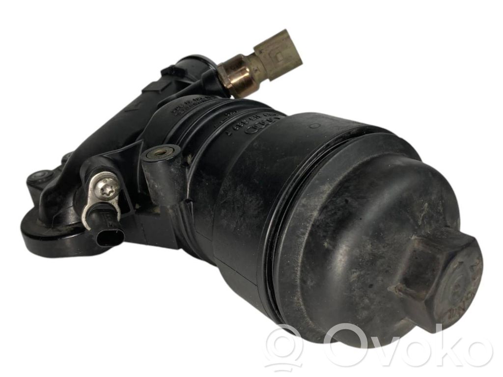 Oil filter holder/cooler