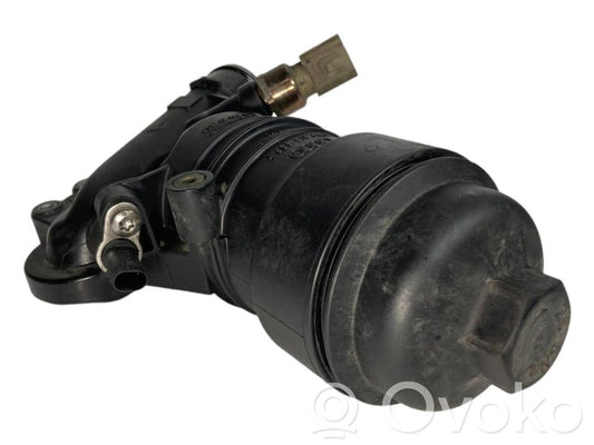 Oil filter holder/cooler